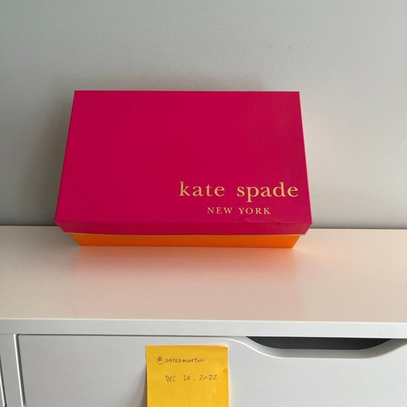 Kate Spade Philie Navy Suede Pumps with Black Crystal - Picture 11 of 11